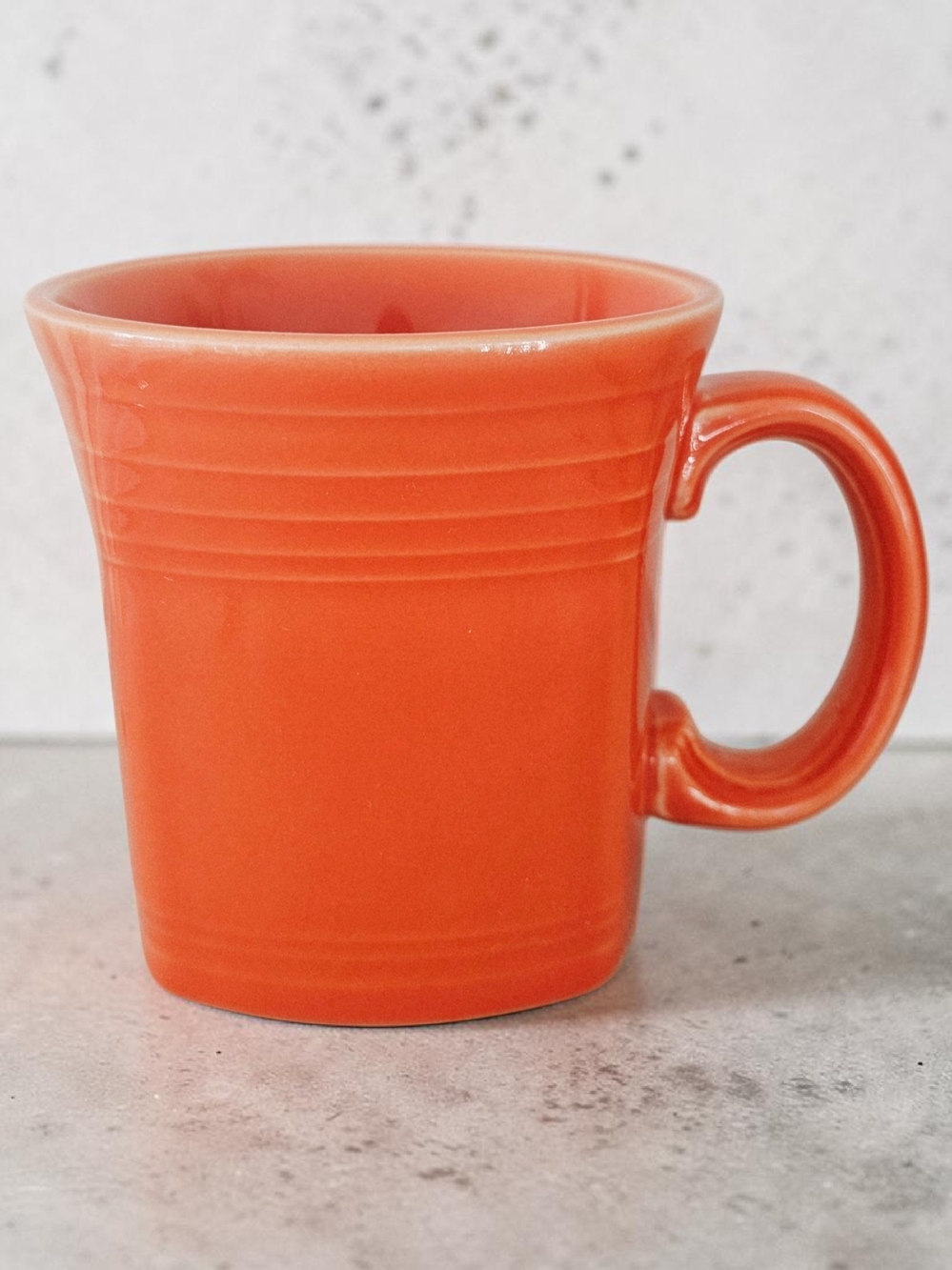 Homer Laughlin Fiesta Poppy Square Ceramic Mug